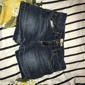 girls size 12 mudd jean shorts